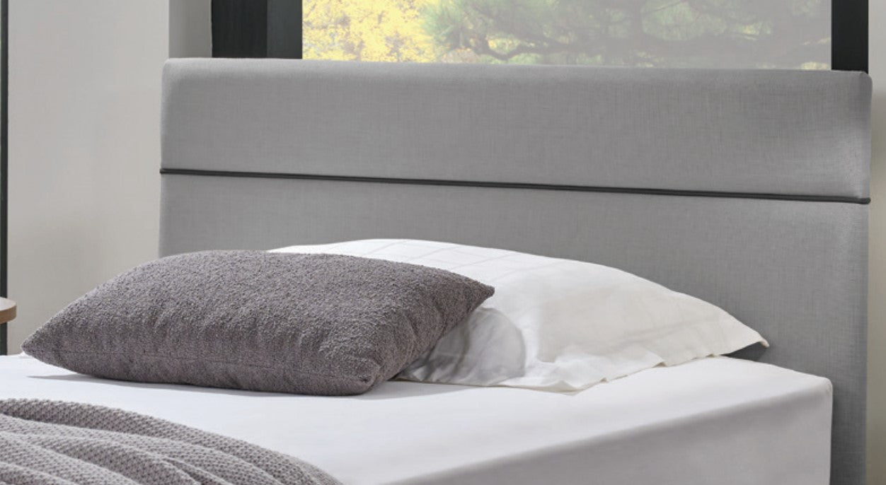 Тапицирано легло «Ergowell Lipa» + Матрак и табла - с място за съхранение, матрак с алое вера