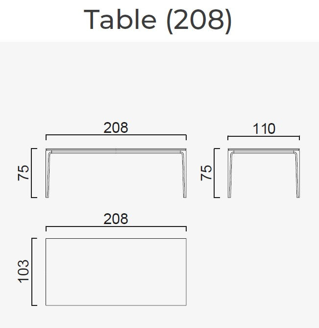 Трапезна маса «Nora» с естествен фурнир