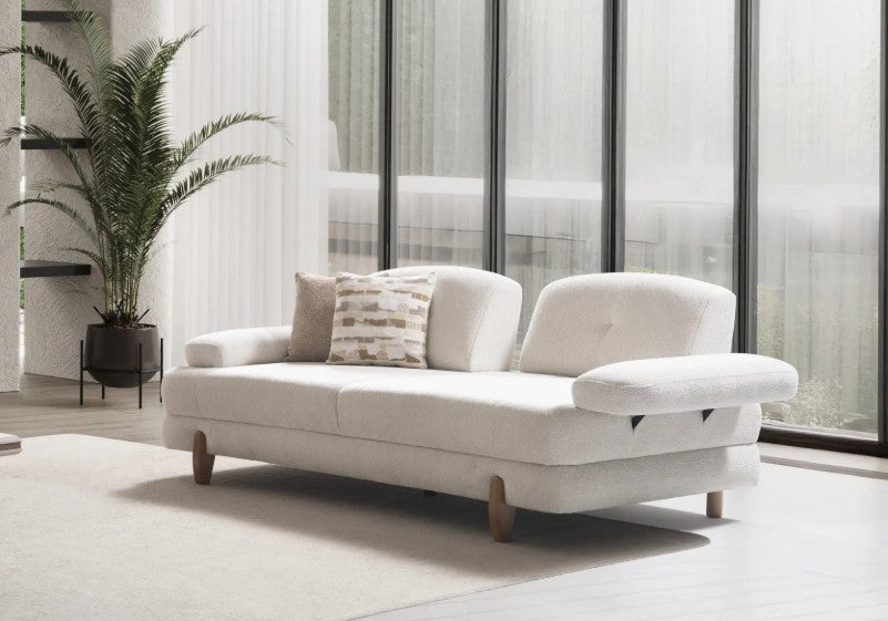 Триместен разтегателен диван «Istanbul» + 2 декоративни възглавници, с място за съхранение, ширина 232см