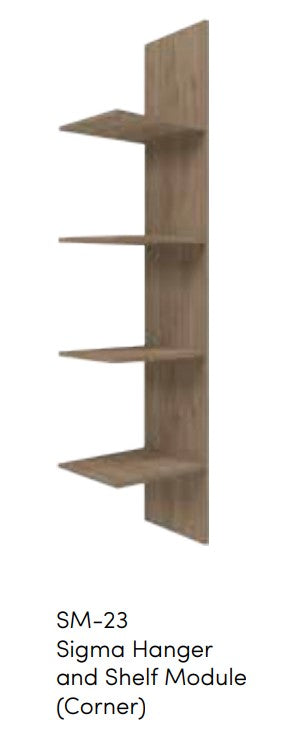 Открит модулен гардероб «Sigma» - 21 модула, с осветление