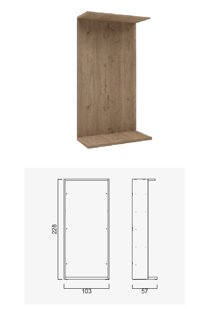 Открит модулен гардероб «Sigma» - 21 модула, с осветление