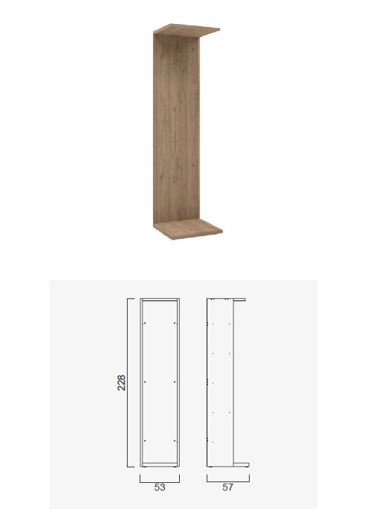 Открит модулен гардероб «Sigma» - 21 модула, с осветление