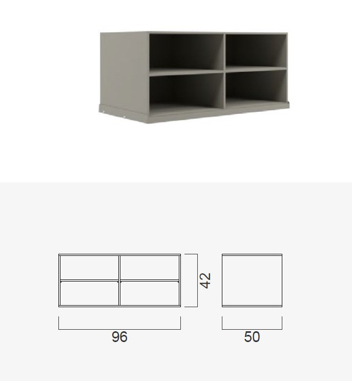 Открит модулен гардероб «Sigma» - 21 модула, с осветление