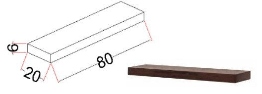 ТВ библиотека «Carisma Walnut» - 8 модула