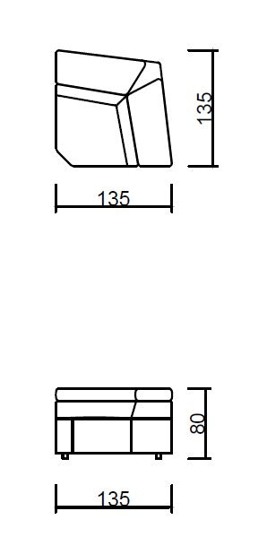 Модулен разтегателен диван «Burgaz» + електрически механизъм, USB зарядна станция
