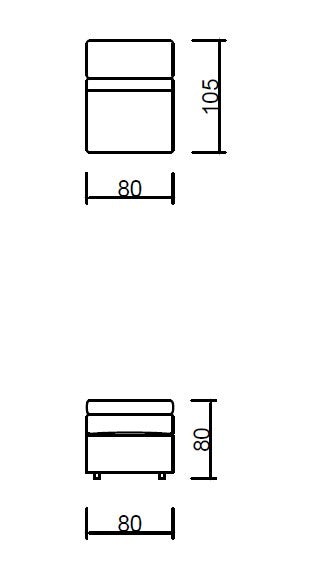 Модулен разтегателен диван «Burgaz» + електрически механизъм, USB зарядна станция