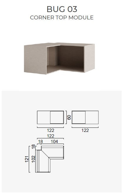 Надстройка за модулен гардероб «Beta»