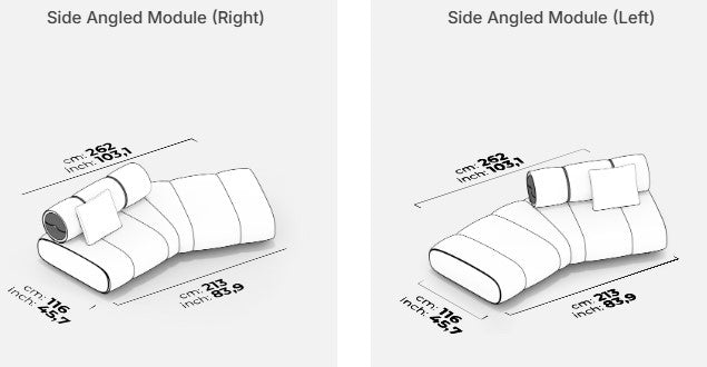 12 модула за модулен разтегателен диван «Orion»