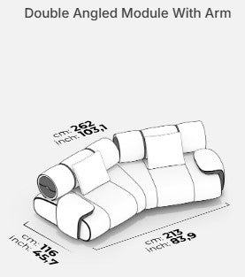 12 модула за модулен разтегателен диван «Orion»