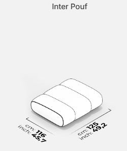 12 модула за модулен разтегателен диван «Orion»