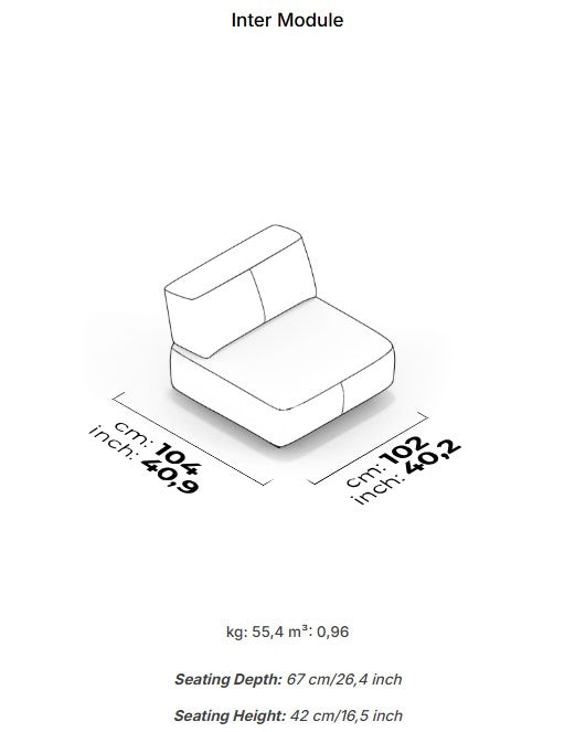 10 модула за модулен разтегателен диван «Da Vinci»