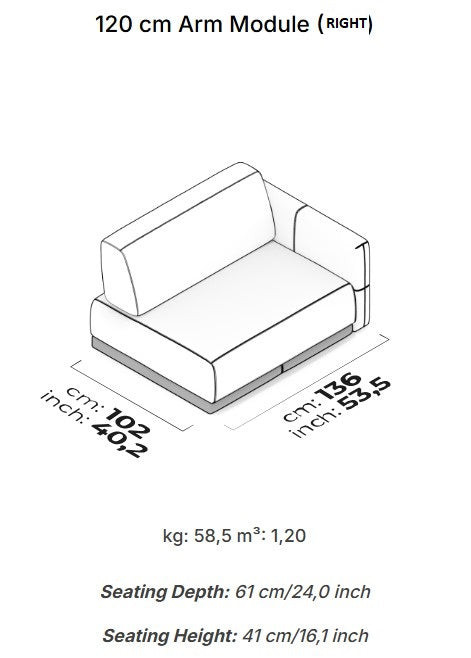 14 модула за модулен разтегателен диван «Le Mans Comfort»
