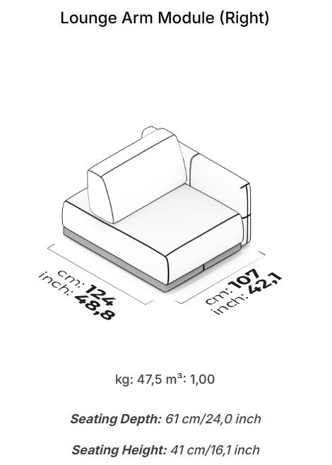 14 модула за модулен разтегателен диван «Le Mans Comfort»