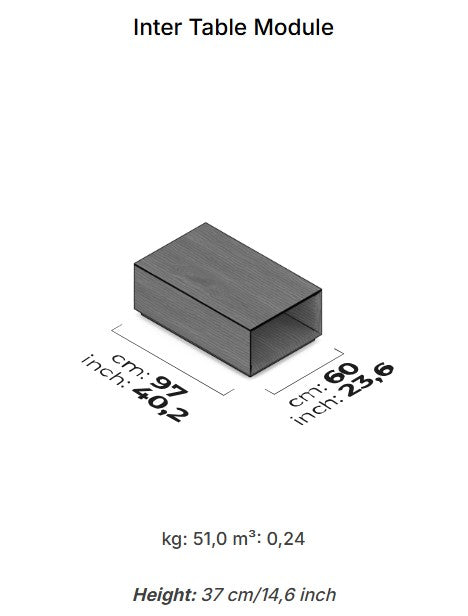 14 модула за модулен разтегателен диван «Le Mans Comfort»