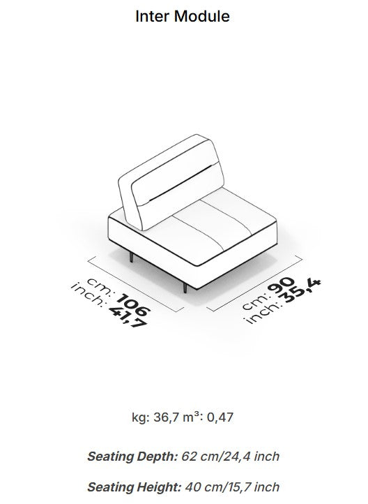 8 модула за модулен разтегателен диван «Morocco»
