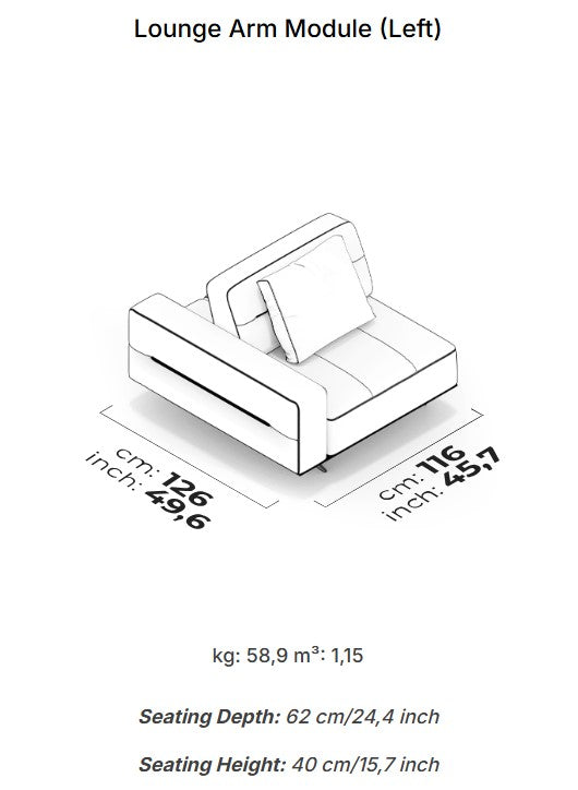 8 модула за модулен разтегателен диван «Morocco»