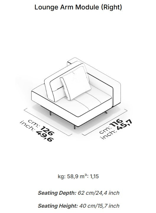 8 модула за модулен разтегателен диван «Morocco»