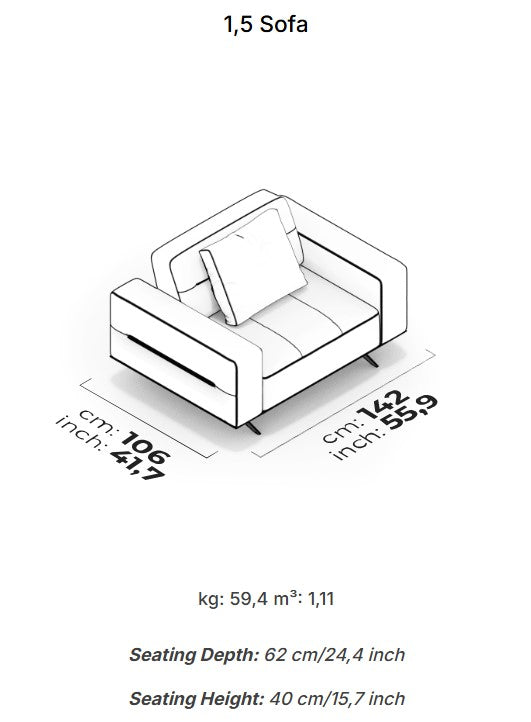 8 модула за модулен разтегателен диван «Morocco»