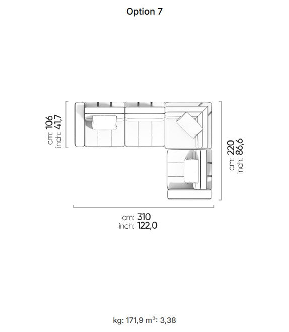27 готови конфигурации на модулен разтегателен диван «Morocco»