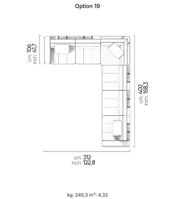 27 готови конфигурации на модулен разтегателен диван «Morocco»