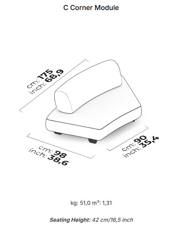 6 модула за модулен разтегателен диван «Bon Bon»