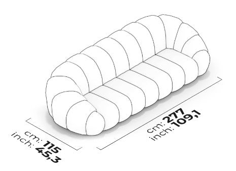 Диван «Bibendum» + две декоративни възглавници