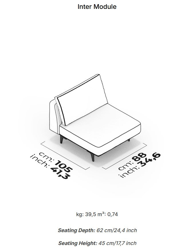 8 модула за модулен диван «Loft»