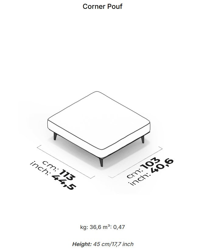 8 модула за модулен диван «Loft»