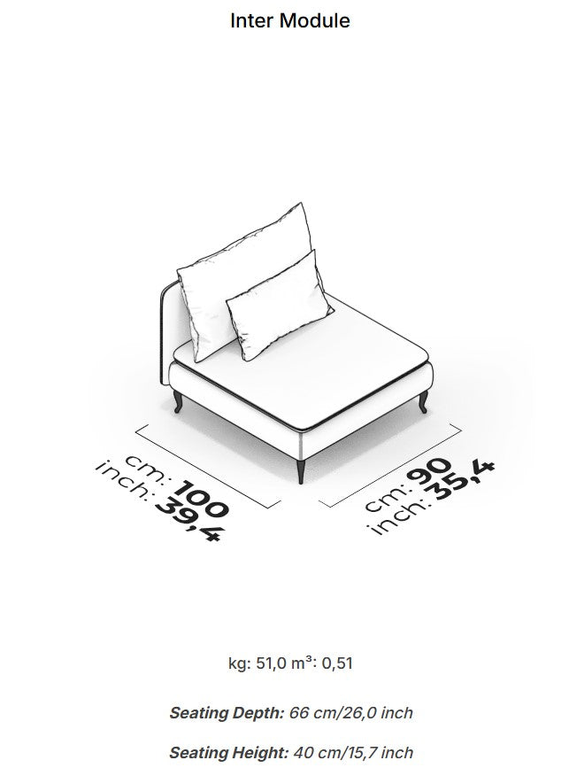 10 модула за модулен диван «Fox»