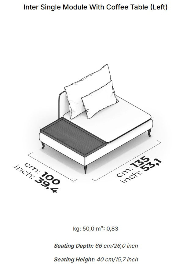 10 модула за модулен диван «Fox»