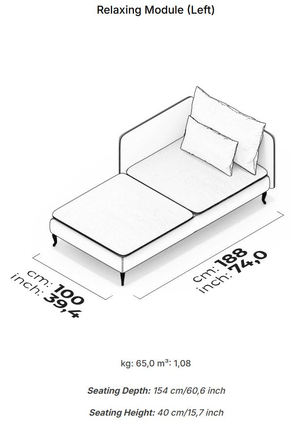 10 модула за модулен диван «Fox»