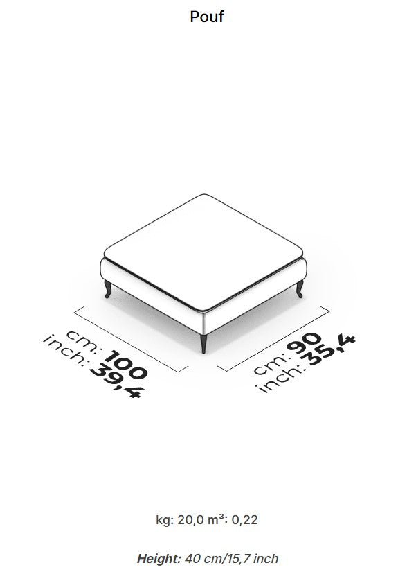 10 модула за модулен диван «Fox»