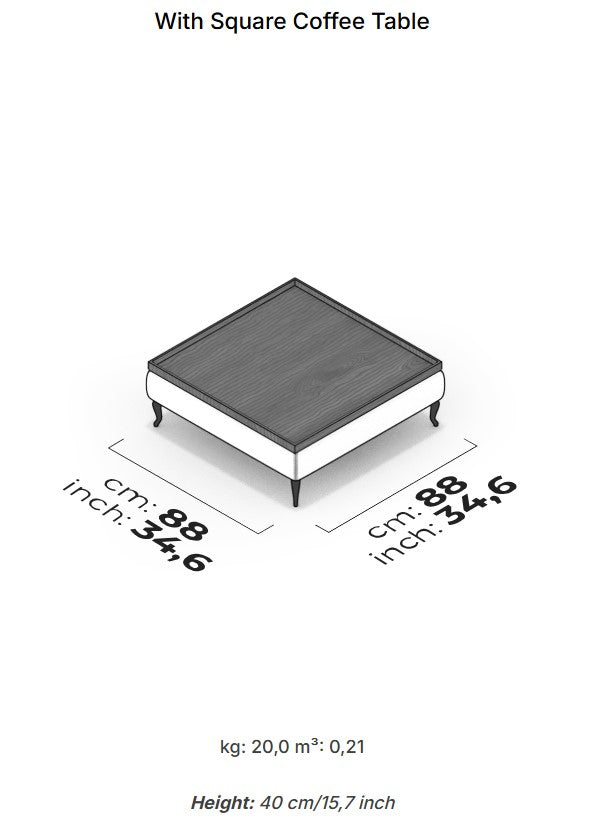 10 модула за модулен диван «Fox»