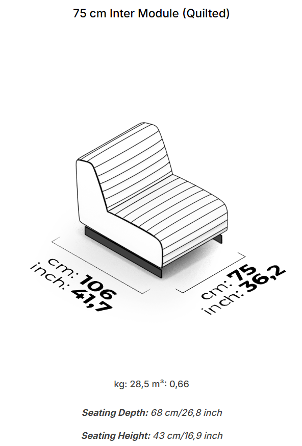 20 модула за модулен диван «Heritage»