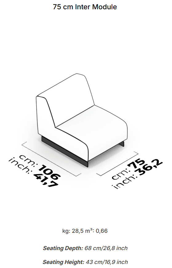 20 модула за модулен диван «Heritage»