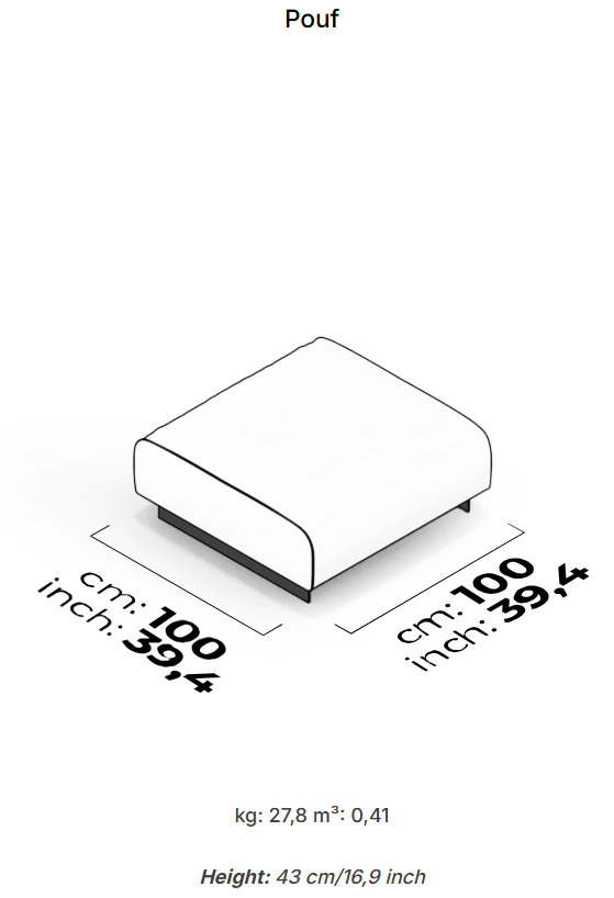 20 модула за модулен диван «Heritage»