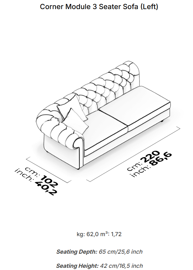 5 модула за модулен диван «Aspendos»