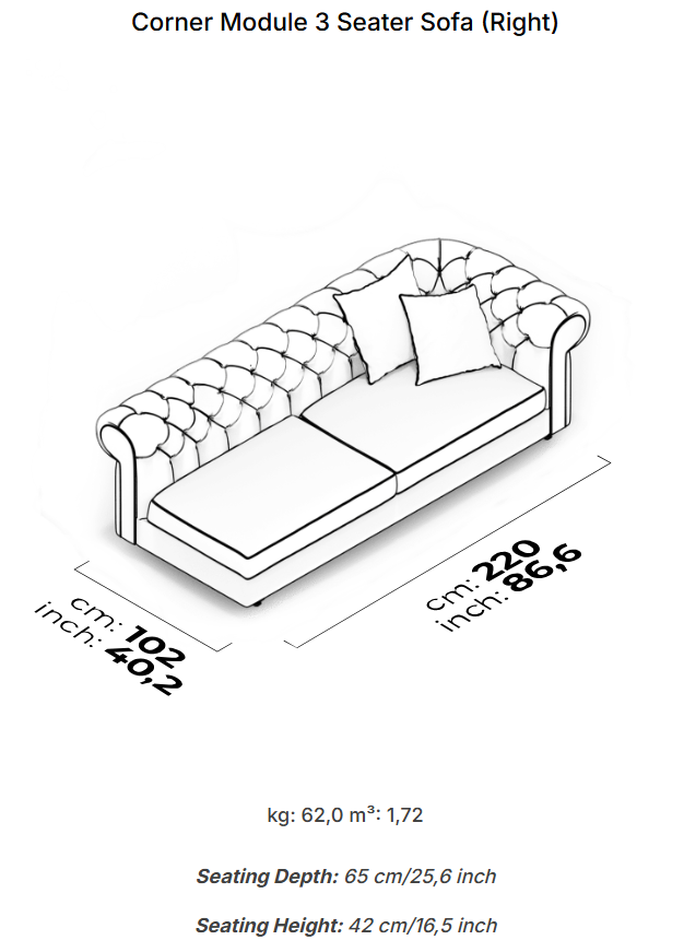 5 модула за модулен диван «Aspendos»
