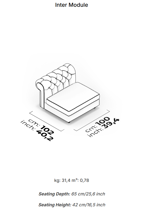 5 модула за модулен диван «Aspendos»