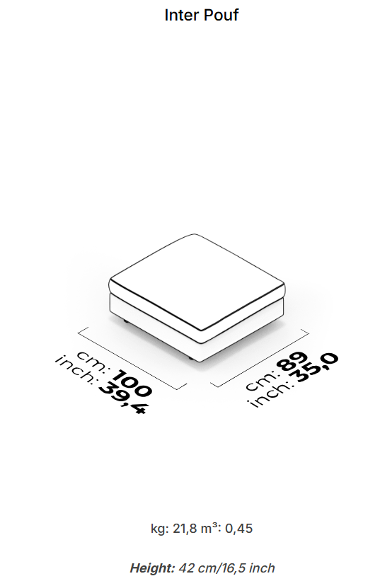 5 модула за модулен диван «Aspendos»