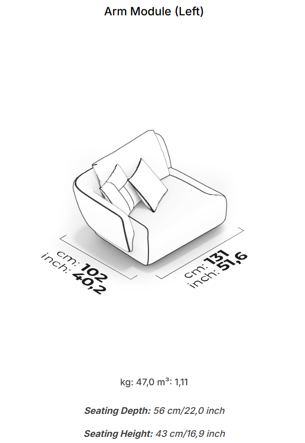 10 модула за модулен диван «Lugano»