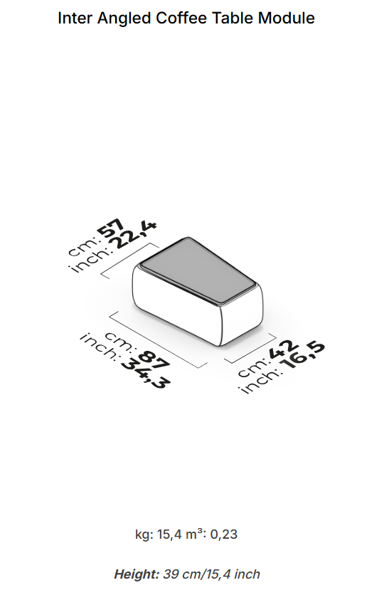 10 модула за модулен диван «Lugano»