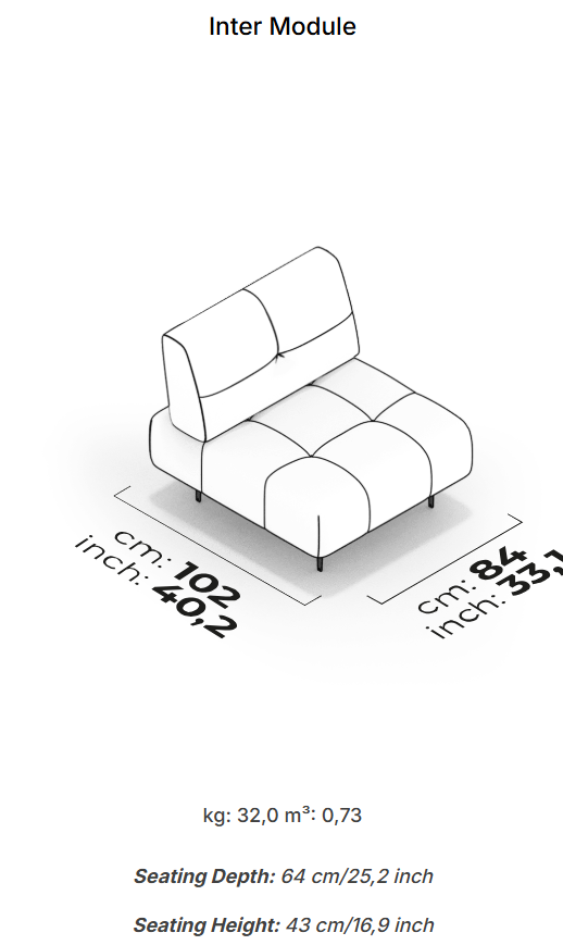 10 модула за модулен разтегателен диван «Panamera Comfort»