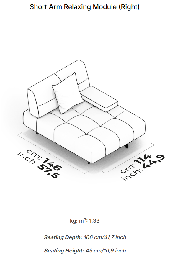 10 модула за модулен разтегателен диван «Panamera Comfort»