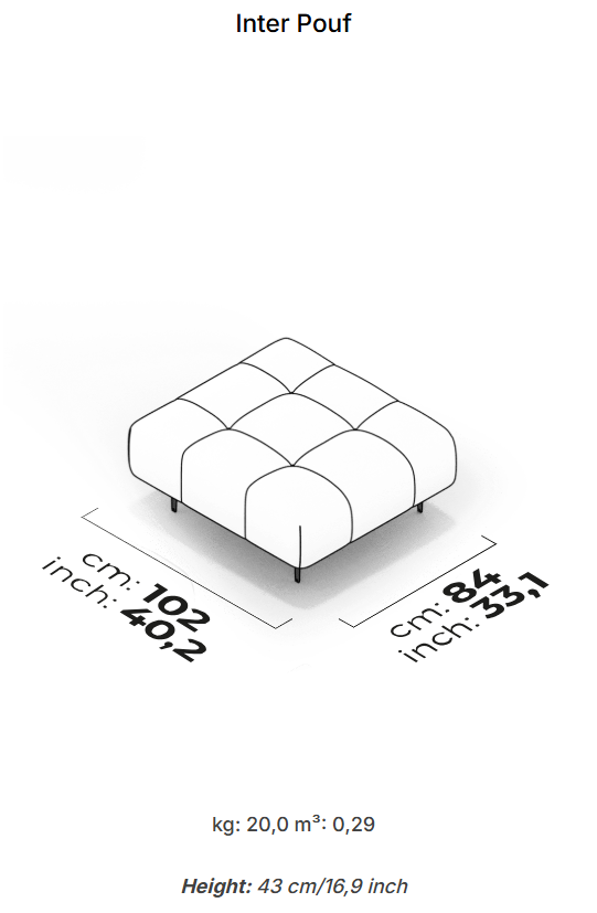 10 модула за модулен разтегателен диван «Panamera Comfort»