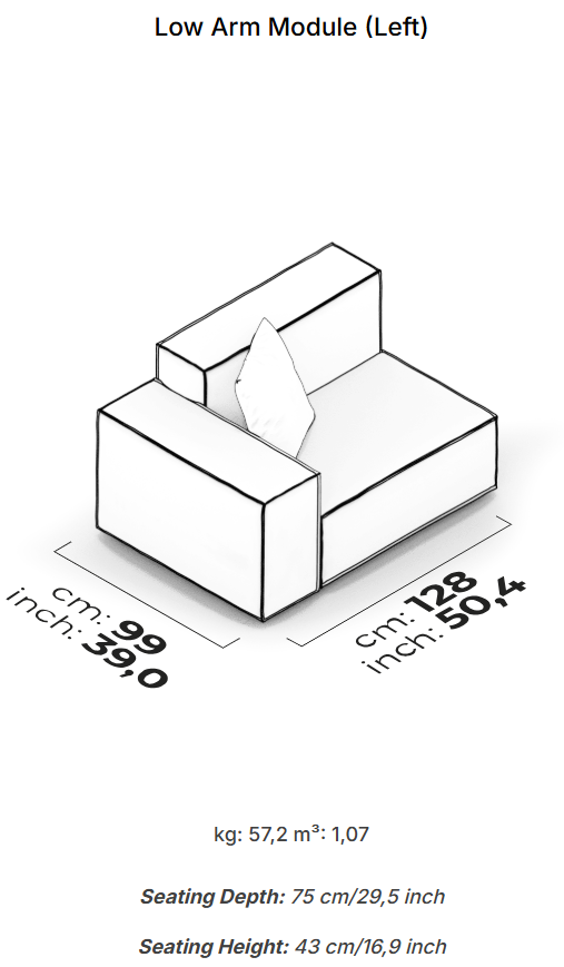 26 модула за модулен диван «Plus Poufy»
