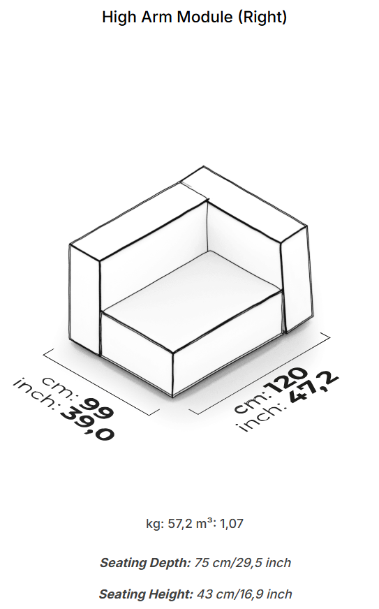26 модула за модулен диван «Plus Poufy»