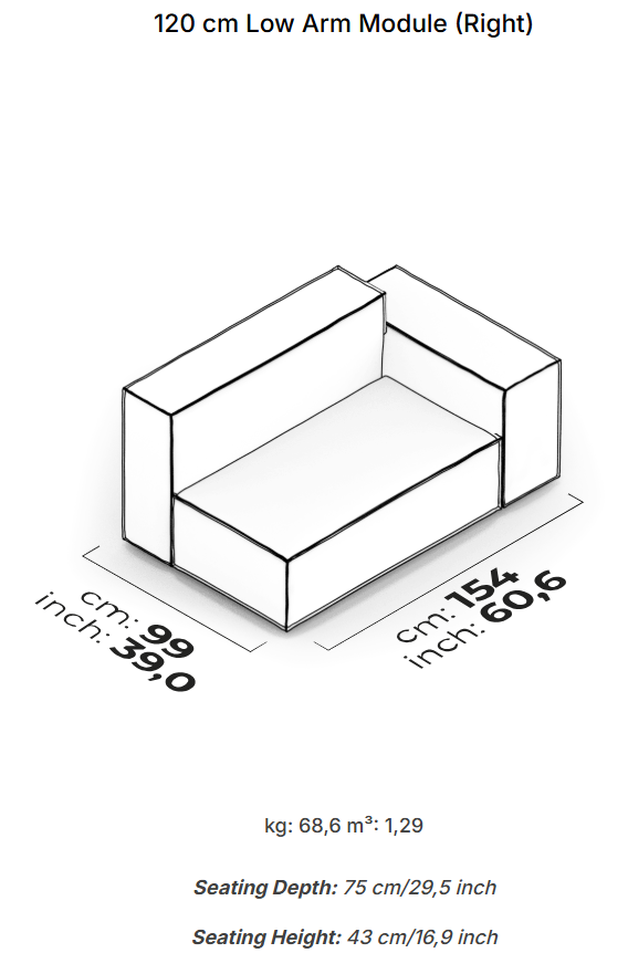 26 модула за модулен диван «Plus Poufy»