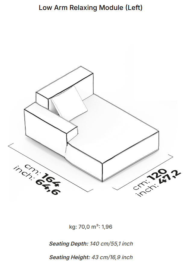 26 модула за модулен диван «Plus Poufy»