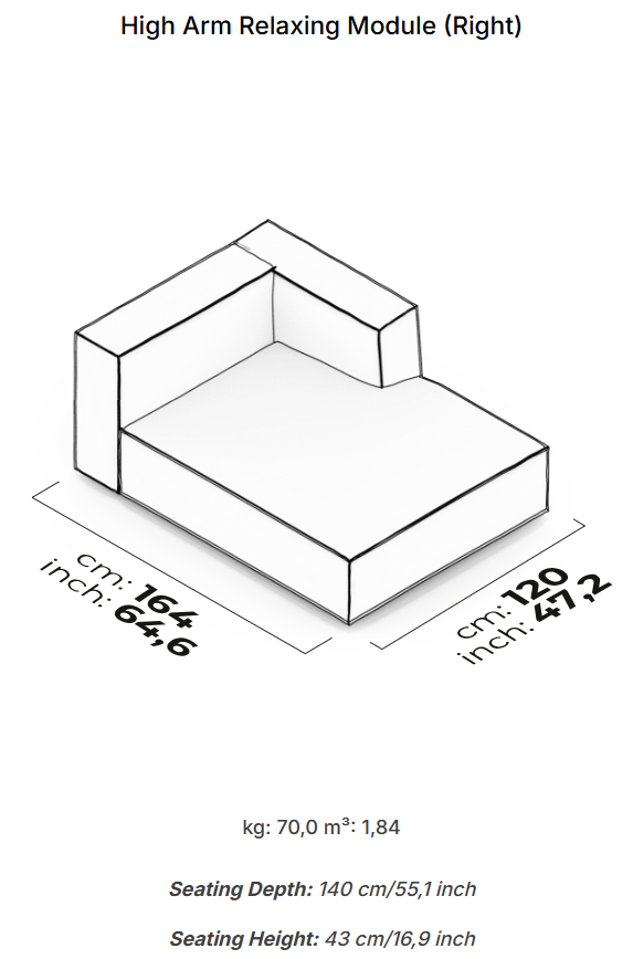 26 модула за модулен диван «Plus Poufy»